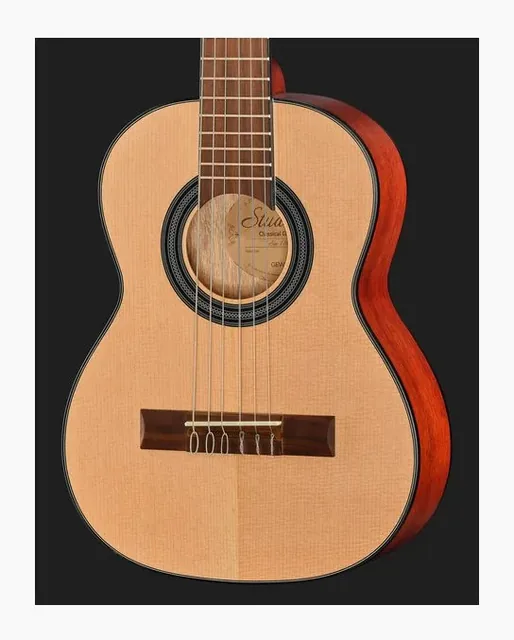 Gewa Student Natural Cedar 1/4, cassa vista di fronte, scatto 4