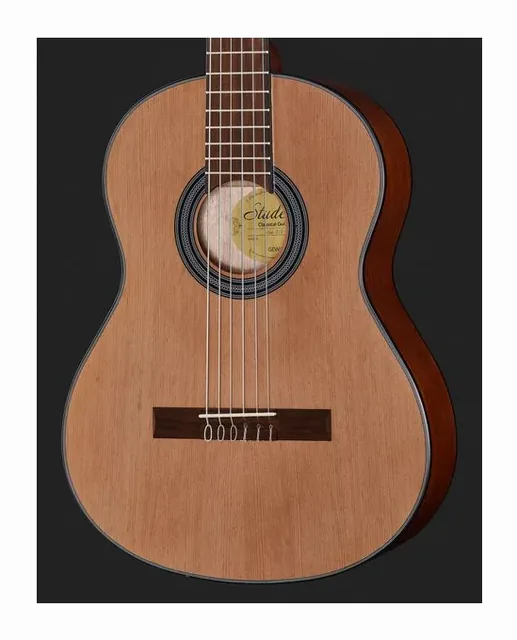 Gewa Student Natural Cedar 3/4, cassa vista di fronte, scatto 4