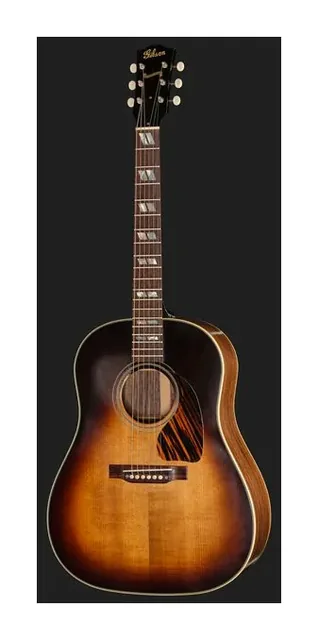 Gibson 1942 Banner Southern Jumbo LA, ponte e selletta, scatto 2