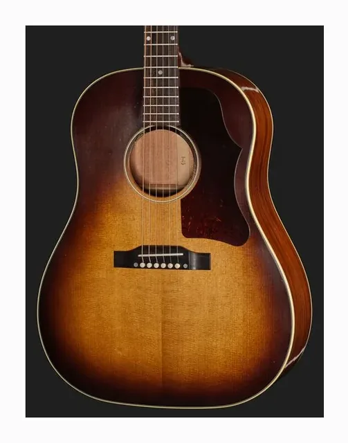 Gibson 1955 J-45 Vintage Sunburst LA3, tastiera e capotasto, scatto 4