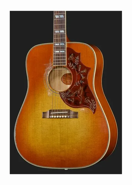 Gibson 1960 Hummingbird Heavy Aged, cassa vista di fronte, scatto 4