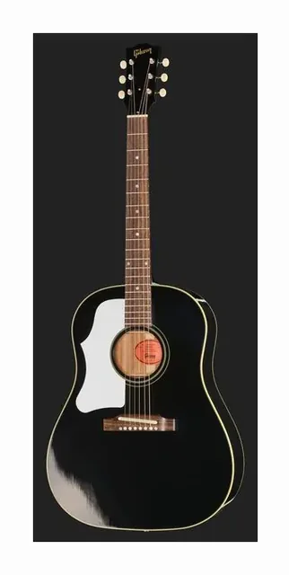 Gibson 60s J-45 Original Ebony LH, cassa vista di fronte, scatto 2