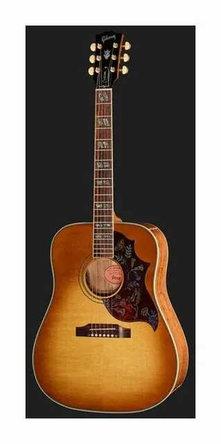 Gibson Hummingbird Elegant Koa HoneyB, tastiera e capotasto, scatto 2