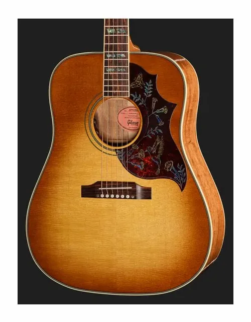 Gibson Hummingbird Elegant Koa HoneyB, ponte e selletta, scatto 4