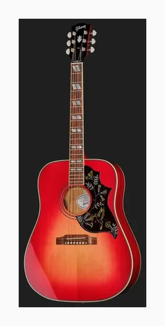 Gibson Hummingbird Standard VCS 2026, tastiera e capotasto, scatto 2