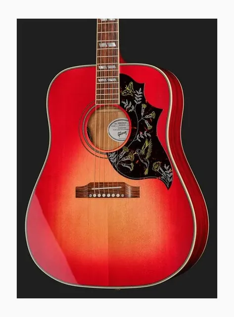 Gibson Hummingbird Standard VCS 2026, tastiera e capotasto, scatto 4