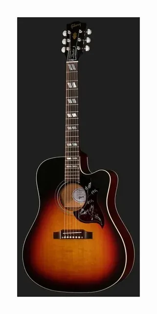 Gibson Hummingbird Studio EC TBS, fondo e fasce, scatto 2