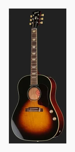 Gibson J-160E Original VS, tastiera e capotasto, scatto 2