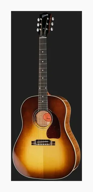 Gibson J-45 Koa/Carpathian Spruce HB, fondo e fasce, scatto 2