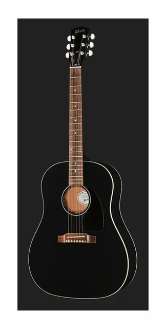 Gibson J-45 Special Satin Ebony, cassa vista di fronte, scatto 2