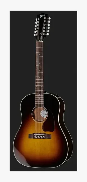 Gibson J-45 Standard 12 String VSB, tastiera e capotasto, scatto 2