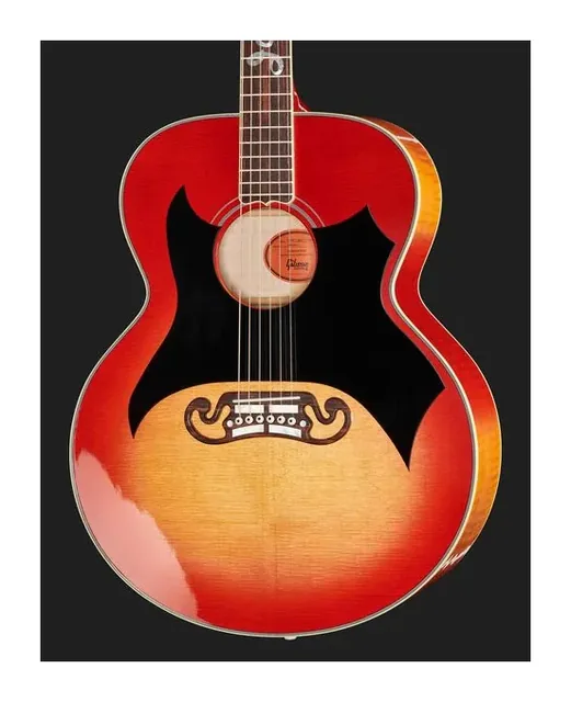 Gibson Johnny Cash SJ-200 VCS, buca e rosetta, scatto 4