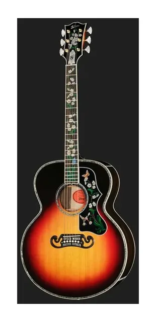 Gibson SJ-200 100 Years of Flat-Tops, fondo e fasce, scatto 2
