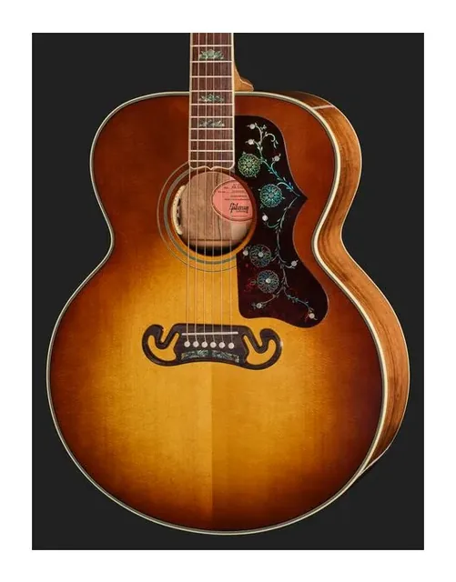 Gibson SJ-200 Elegant Koa Honey Burst, cassa vista di fronte, scatto 4