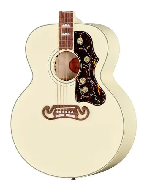 Gibson SJ-200 Standard Classic White, tastiera e capotasto, scatto 3