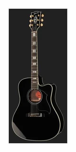 Gibson Songwriter EC Custom, buca e rosetta, scatto 2
