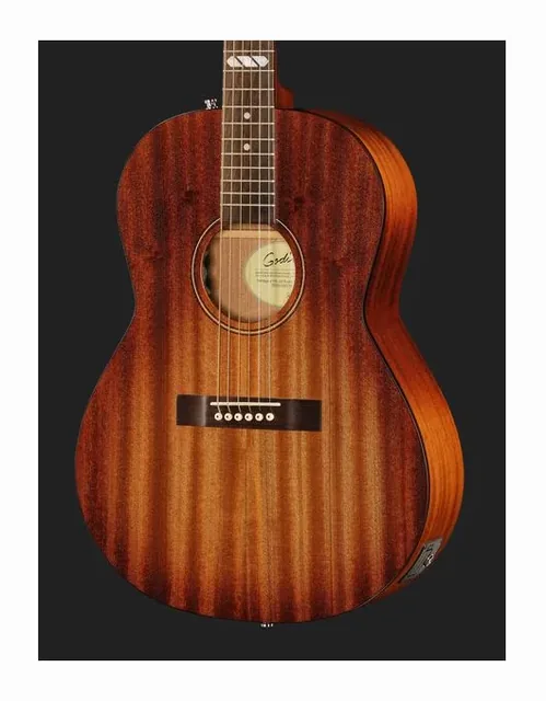 Godin Folk LTD Mahogany A/E Rust Bst, tastiera e capotasto, scatto 4