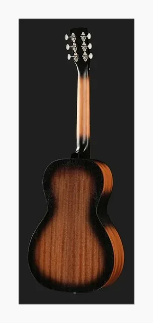 Godin Mahog. Parlor Black Burst A/E, fondo e fasce, scatto 3