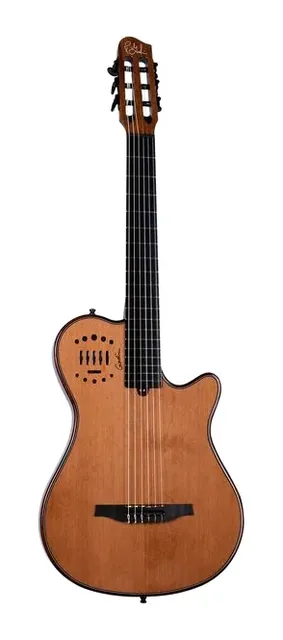 Godin Multiac Grand Concert Mah Del, ponte e cordiera, scatto 3