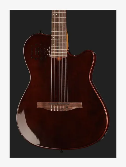 Godin Multiac Mundial Kanyon Burst, ponte e cordiera, scatto 4