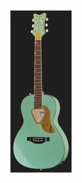 Gretsch G5021E Ran. Peng. Parlor MMet., buca e rosetta, scatto 2