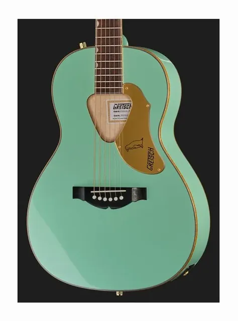 Gretsch G5021E Ran. Peng. Parlor MMet., buca e rosetta, scatto 4