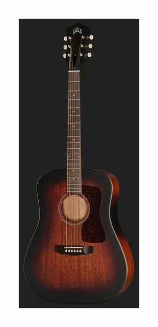 Guild D-20E VSB USA, buca e rosetta, scatto 2