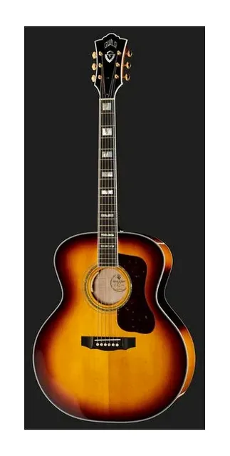Guild F-55E Maple ATB USA, buca e rosetta, scatto 2