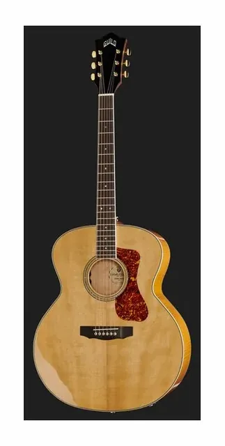 Guild F250E Deluxe Blonde, ponte e selletta, scatto 2