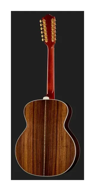 Guild F-512E Natural USA, ponte e selletta, scatto 3