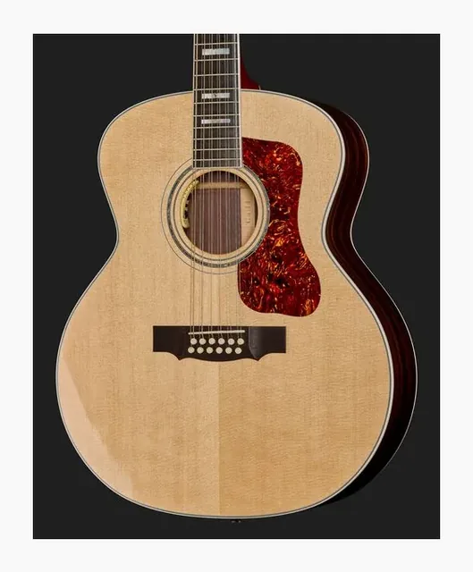 Guild F-512E Natural USA, fondo e fasce, scatto 4