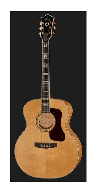 Guild F-55E Maple BLD USA, ponte e selletta, scatto 2