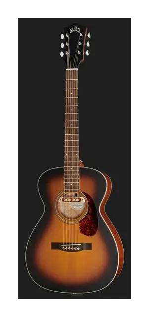 Guild M-240E Troubadour Westerly, ponte e selletta, scatto 2
