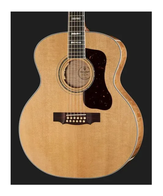 Guild USA F-512E Maple Blonde, tastiera e capotasto, scatto 4