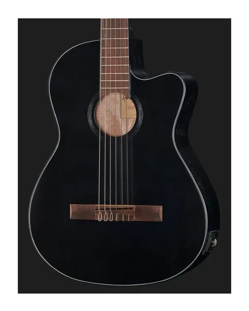 Harley Benton CG-400CE Thinline BK, fondo e fasce, scatto 4
