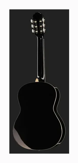 Harley Benton CG200-BK, ponte e cordiera, scatto 3