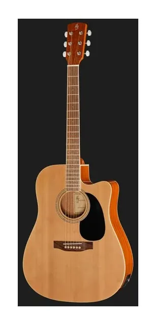 Harley Benton CLD-60SCE NT Custom Line, paletta e meccaniche, scatto 2