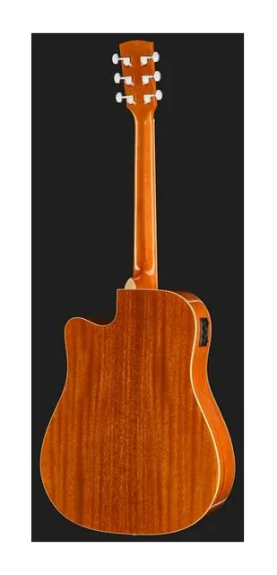 Harley Benton CLD-60SCE NT Custom Line, buca e rosetta, scatto 3