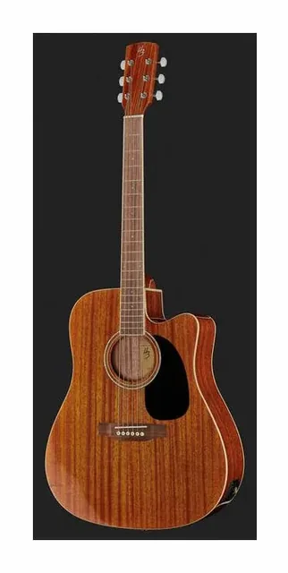 Harley Benton CLD-60SMCE NT, buca e rosetta, scatto 2