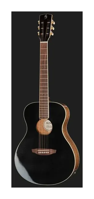 Harley Benton CLF-50E Black Metallic, cassa vista di fronte, scatto 2