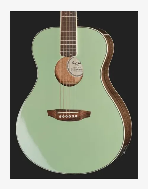 Harley Benton CLF-50E Jade Metallic, tastiera e capotasto, scatto 4