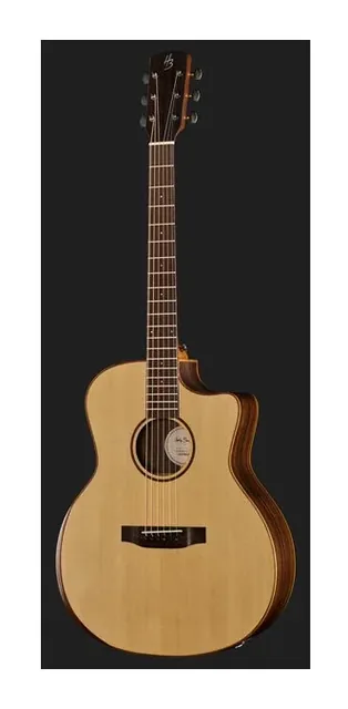 Harley Benton CLG-70ASR CE NAT AllSolid, buca e rosetta, scatto 2