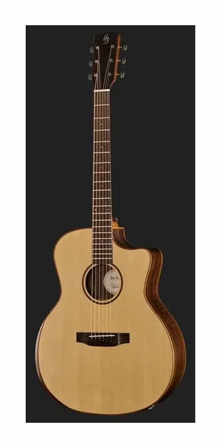 Harley Benton CLG-70ASR CE NAT Solid w/Case, tastiera e capotasto, scatto 2