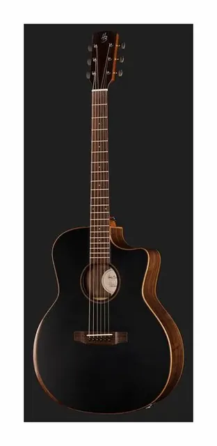 Harley Benton CLG-70ASR CE SBK Solid w/Bag, fondo e fasce, scatto 2