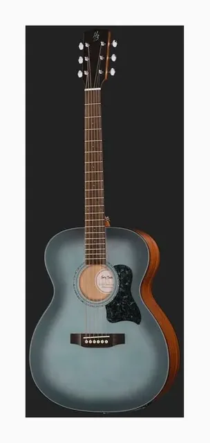 Harley Benton CLO-65SE Slate Blue Satin, ponte e selletta, scatto 2