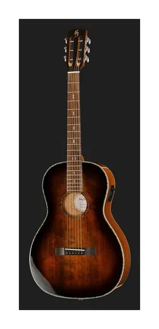 Harley Benton CLP-12SM BRS Solid Top LH, fondo e fasce, scatto 2