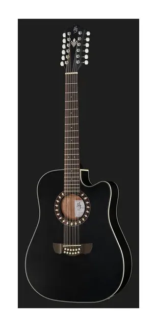Harley Benton Custom Line CLD-10SCE-12 w/Bag, ponte e selletta, scatto 2