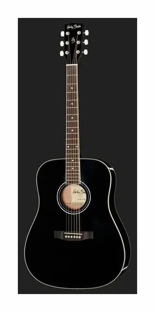 Harley Benton D-120LH BK, paletta e meccaniche, scatto 2