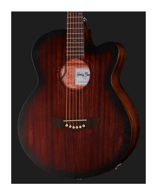 Harley Benton Delta Blues MJCE, paletta e meccaniche, scatto 4