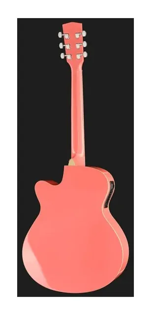 Harley Benton EAX-10 Pinky, tastiera e capotasto, scatto 3